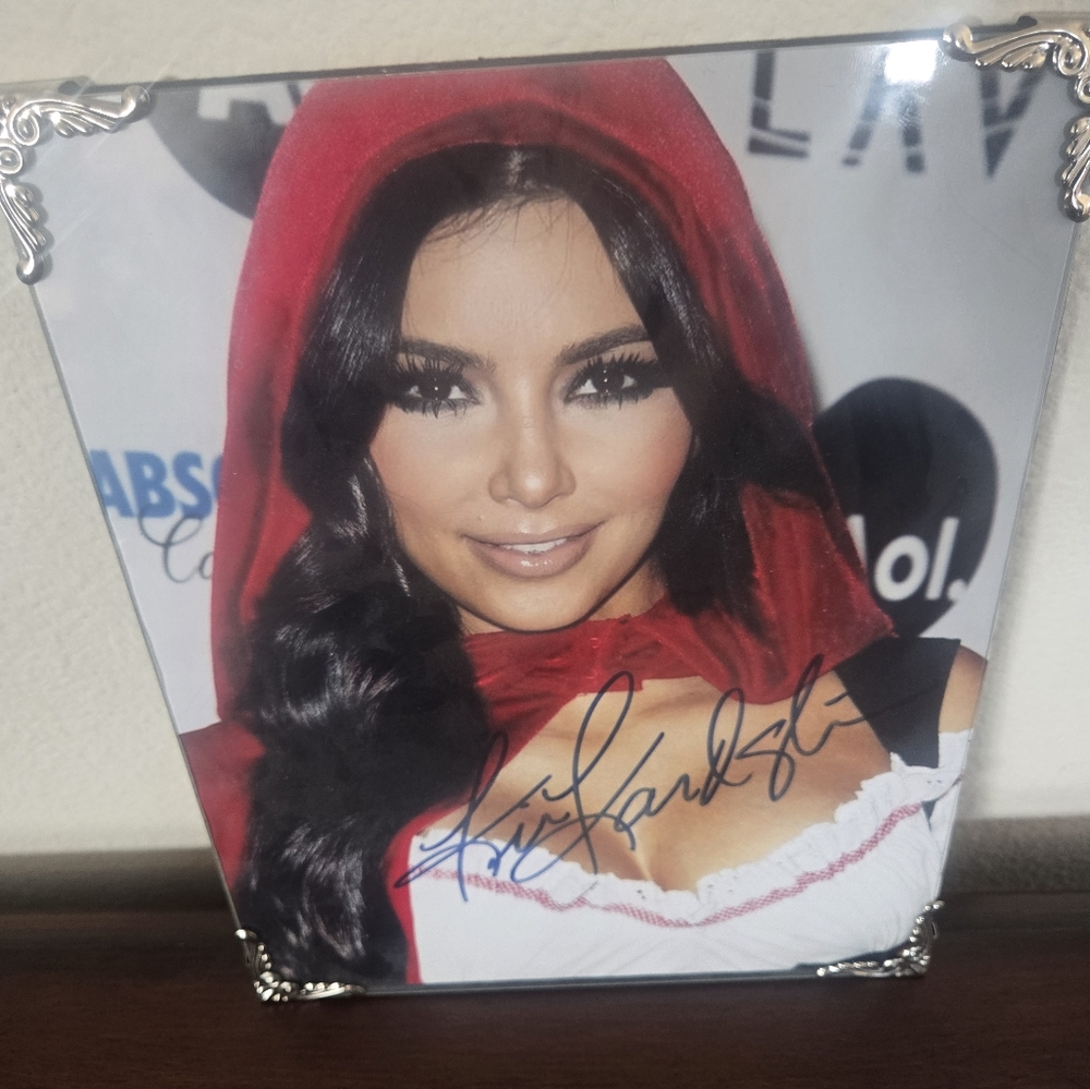 Signed Kim Kardashian Print